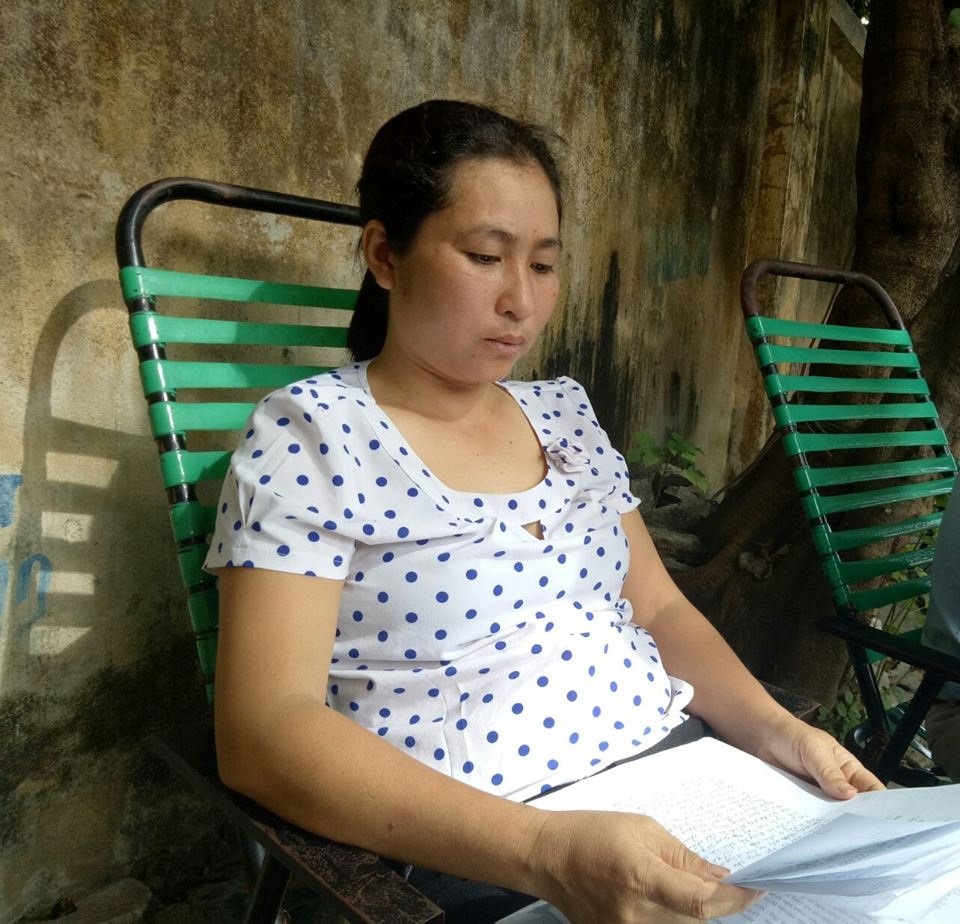 Vụ “Cố ý gây thương tích” có dấu hiệu oan sai: Bị can mòn mỏi chờ tuyên án! - 2 Chị Phùng Thị Nguyệt, vợ bị can Mai Gia Hoàn