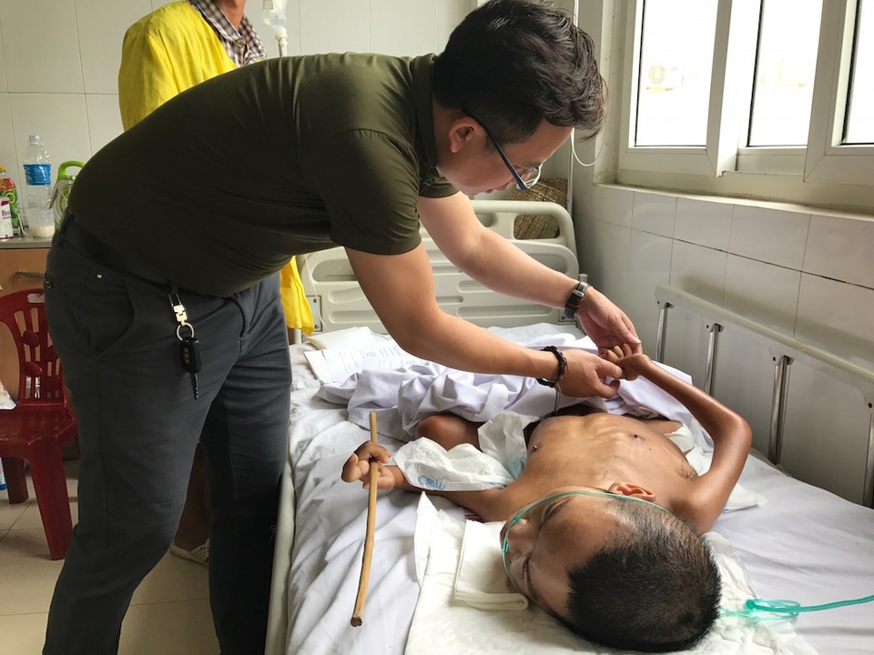 Hiện anh Cường đã tỉnh trở lại và có thể nói chuyện.