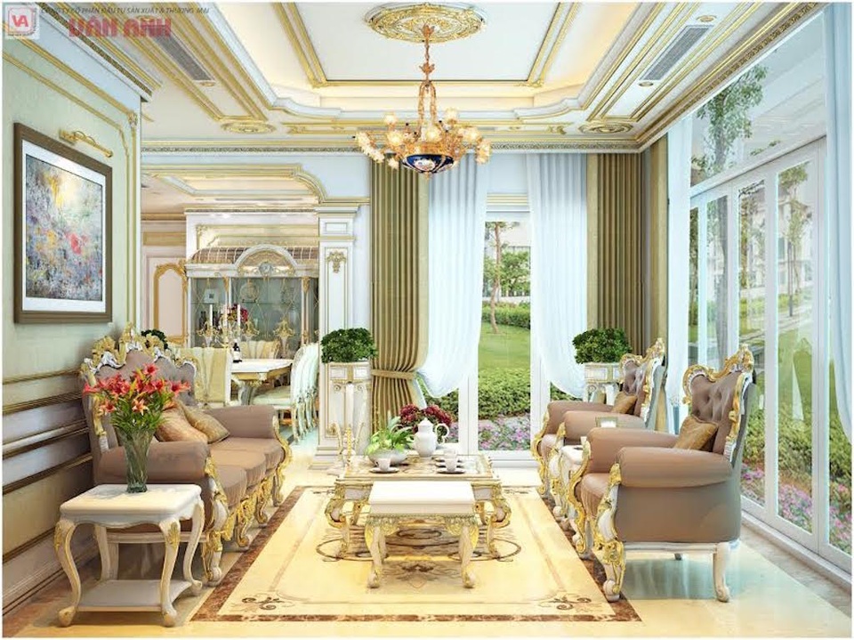Tập đoàn CEO Việt Nam và Công ty CP ĐT SX&TM Vân Anh ký kết kinh doanh - 2 Đèn trang trí thương hiệu F.B.A.I khắc họa nét văn hóa vừa mang đến vẻ quyền quý, vương giả cho không gian phòng khách.