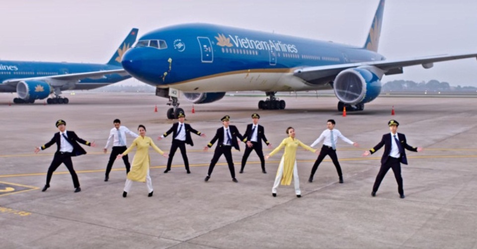 Clip "nhảy múa" gây sốt của VietnamAirlines trên nền nhạc "Bống bống bang bang" - 1 Clip "nhảy múa" gây sốt của VietnamAirlines trên nền nhạc "Bống bống bang bang" - 1