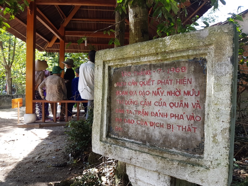 Đến Quảng Nam, khám phá địa đạo Kỳ Anh - 2 Chứng tích che chở của địa đạo Kỳ Anh được ghi lại