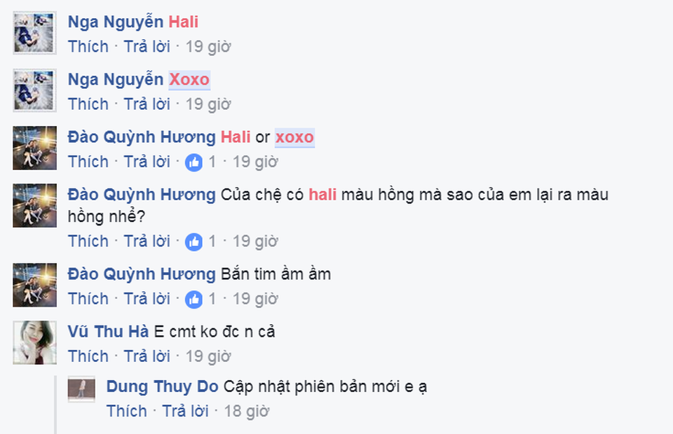 Người dùng Facebook thích thú với tính năng "thả tim" bằng comment mới - 1 Nhiều bạn trẻ thích thú thử bình luận với tính năng mới