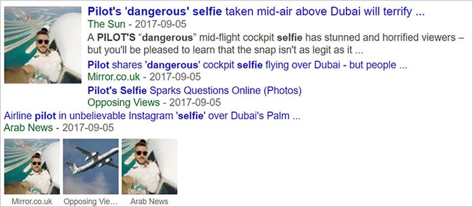 Lật tẩy bộ ảnh selfie "gây sốc" khi thực hiện bên ngoài cửa kính máy bay - 5 Nhiều tờ báo lớn đã tin vào bộ ảnh không tưởng của anh chàng phi công.