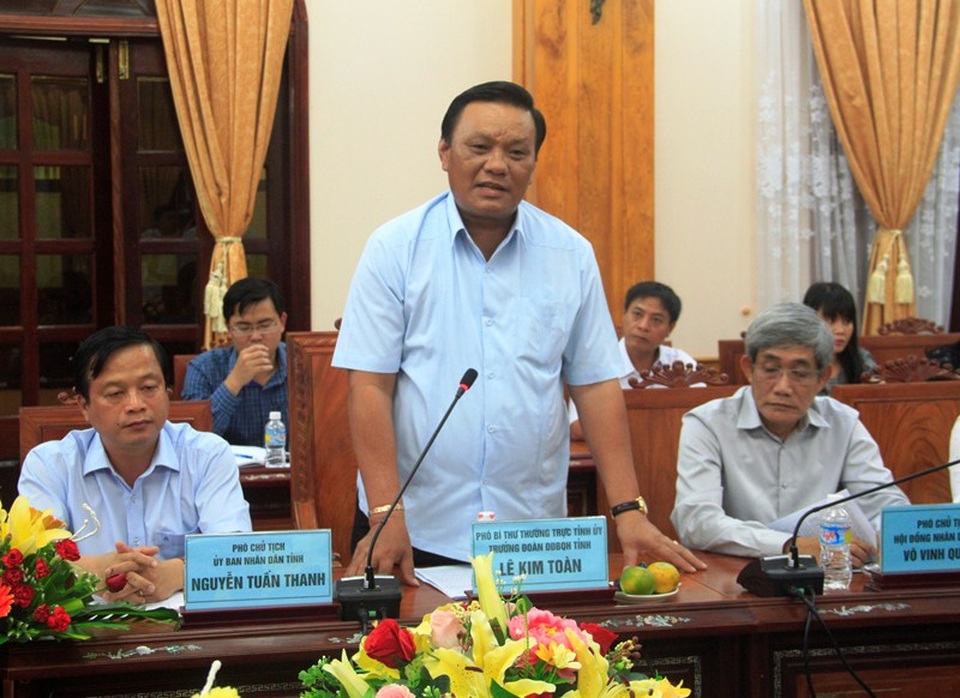 Bình Định: "Cần chú trọng dạy nghề, tạo việc làm cho người lao động" - 2 Phó Bí thư Tỉnh ủy Bình Định Lê Kim Toàn