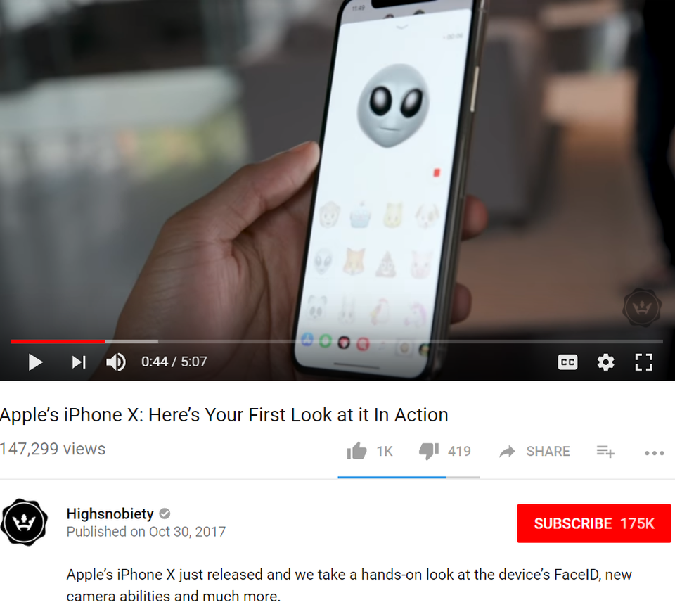 Video trên tay iPhone X "tràn ngập" trên YouTube trước thời điểm lên kệ - 2 Video trên tay iPhone X "tràn ngập" trên YouTube trước thời điểm lên kệ - 2