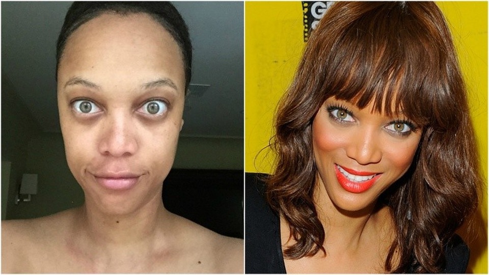 “Sao” quá khác lạ khi không trang điểm - 6
Tyra Banks