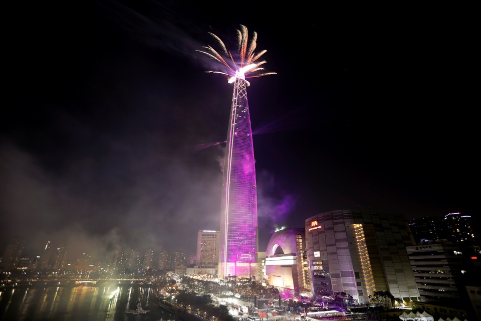Thế giới mở "đại tiệc" pháo hoa đón năm 2018 - 5
(Ảnh: Reuters)