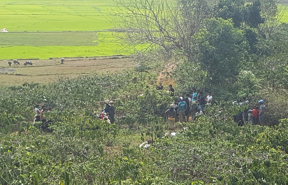 Phát hiện thi thể người đàn ông bên khẩu súng tự chế - 1 Hiện trường nơi phát hiện nạn nhân tử vong