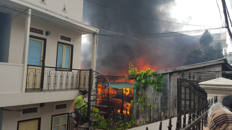 Hiện trường vụ cháy