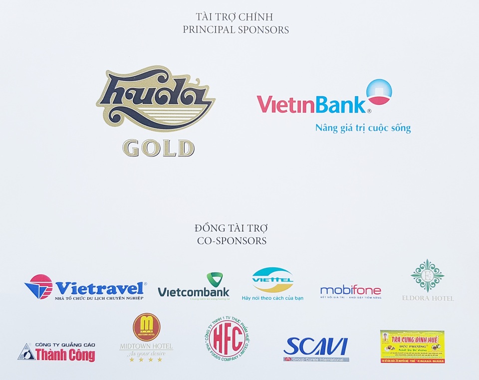 Festival nghề truyền thống Huế 2017 nơi Tinh hoa nghề Việt hội tụ - 10 Các đơn vị tài trợ, đồng tài trợ cho Festival nghề truyền thống Huế 2017