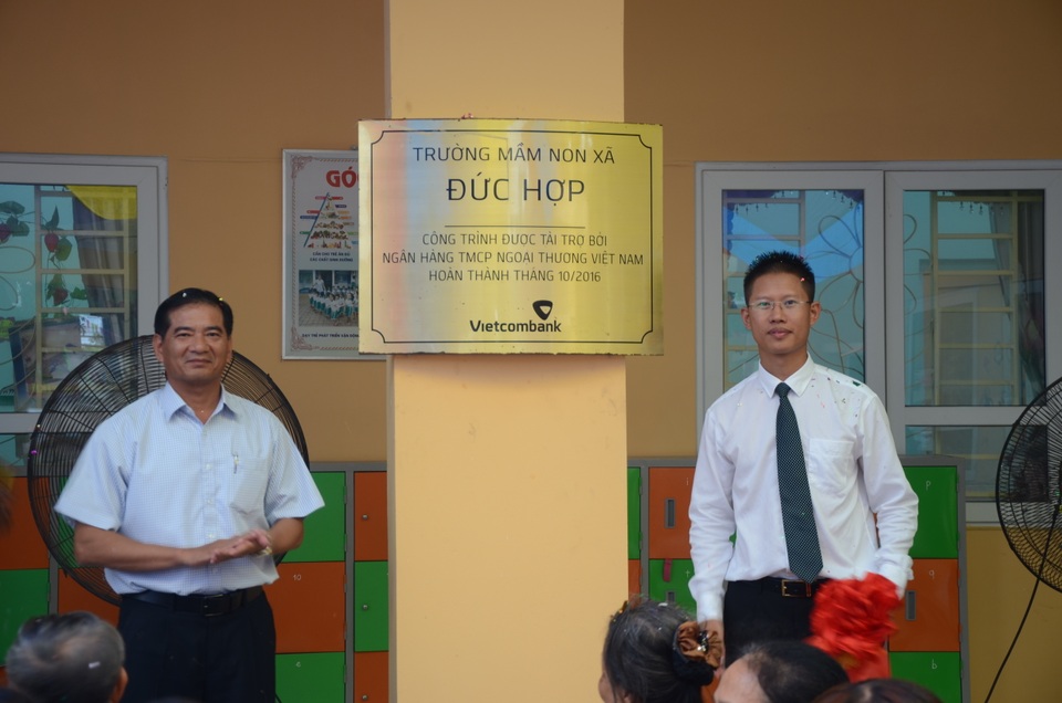 Nghi thức khánh thành trường mầm non