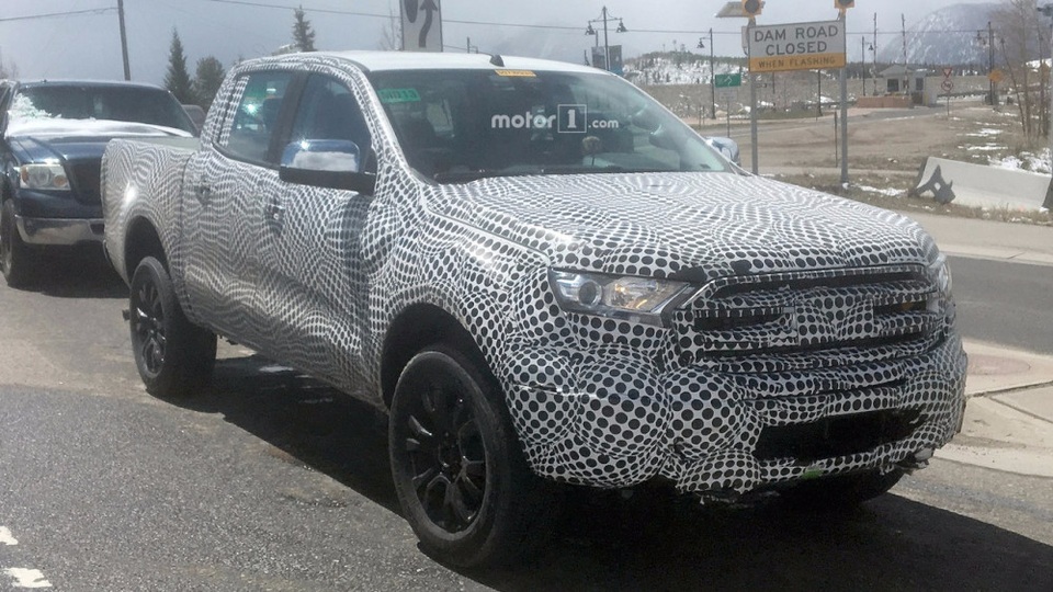 "Tóm gọn" Ford Ranger phiên bản mới trên đường chạy thử - 2