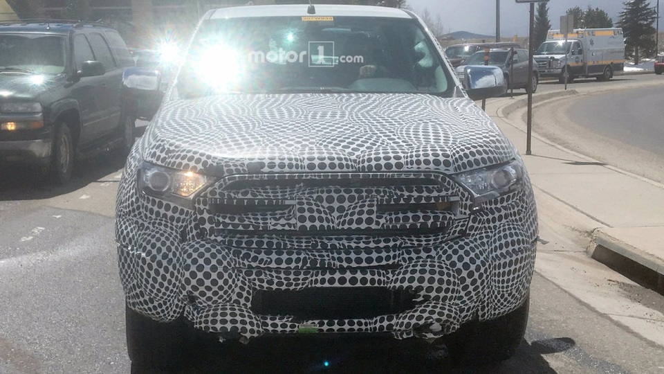 "Tóm gọn" Ford Ranger phiên bản mới trên đường chạy thử - 3