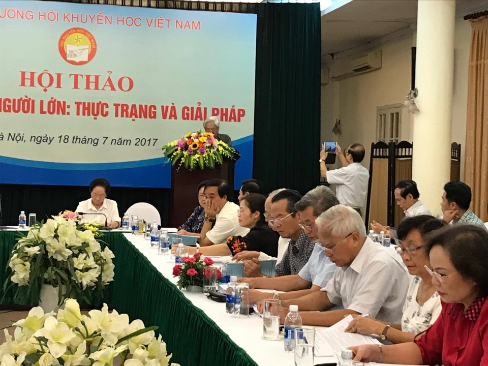 Giải pháp nào để giải sự "ngại học" của người lớn? - 3
Các đại biểu tham dự hội thảo