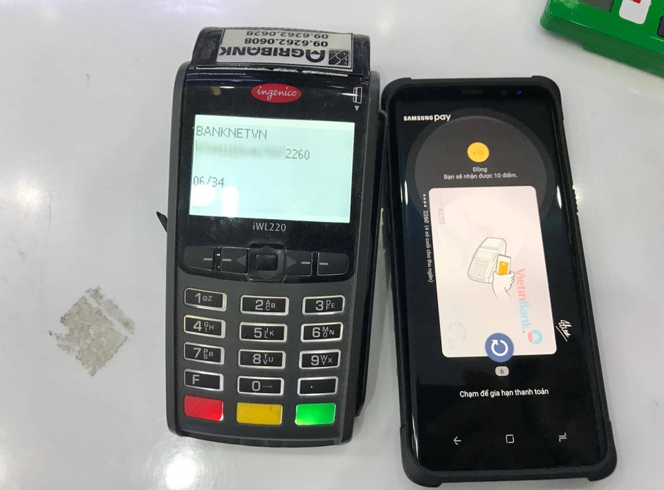 Dùng thử Samsung Pay tại Việt Nam: Nhanh nhưng cần thời gian - 1 Lần thứ 2 thẻ nhận nhưng thanh toán thất bại