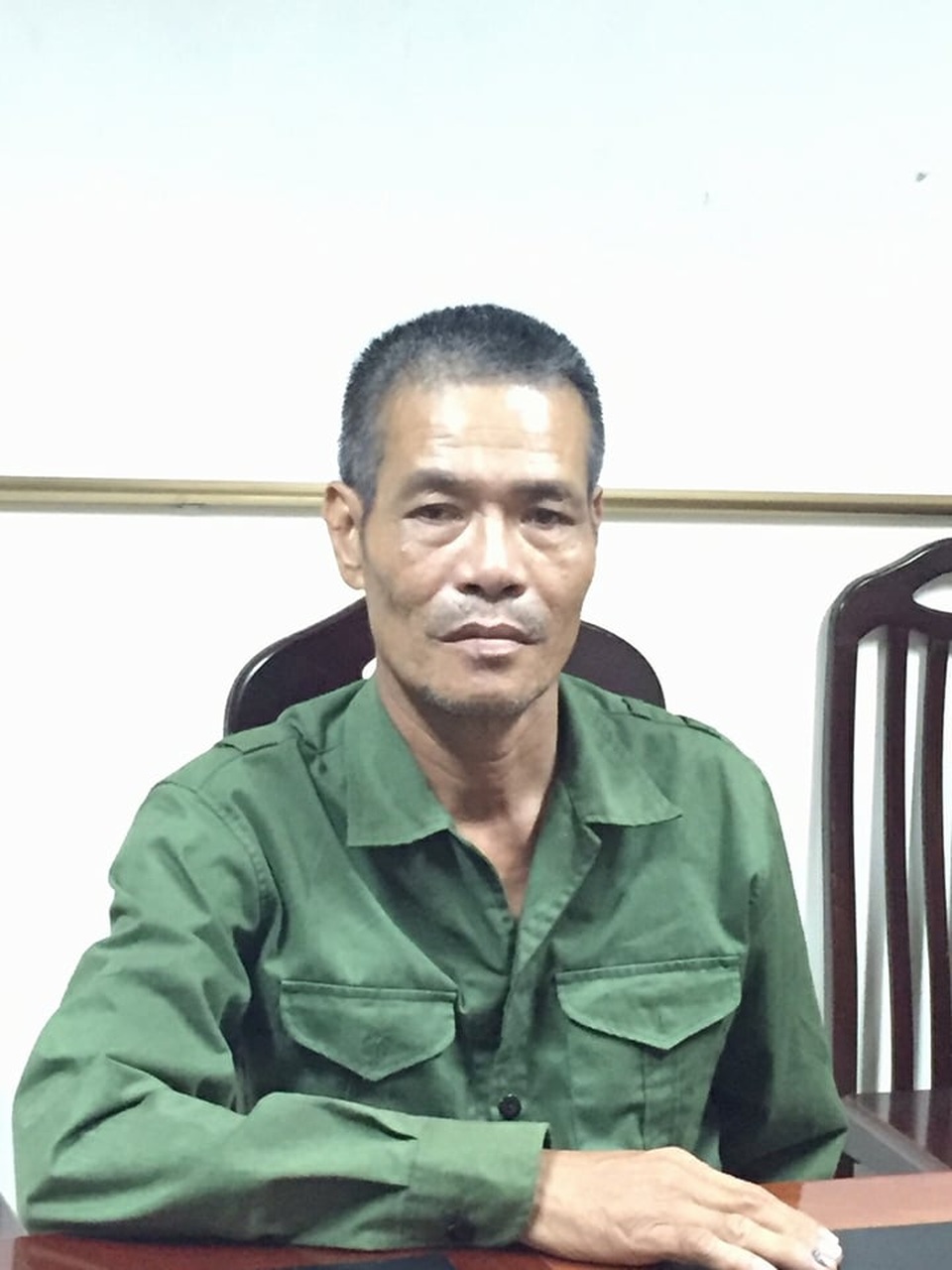 Luân khi bị bắt vào ngày 28/9 (ảnh Công an cung cấp)