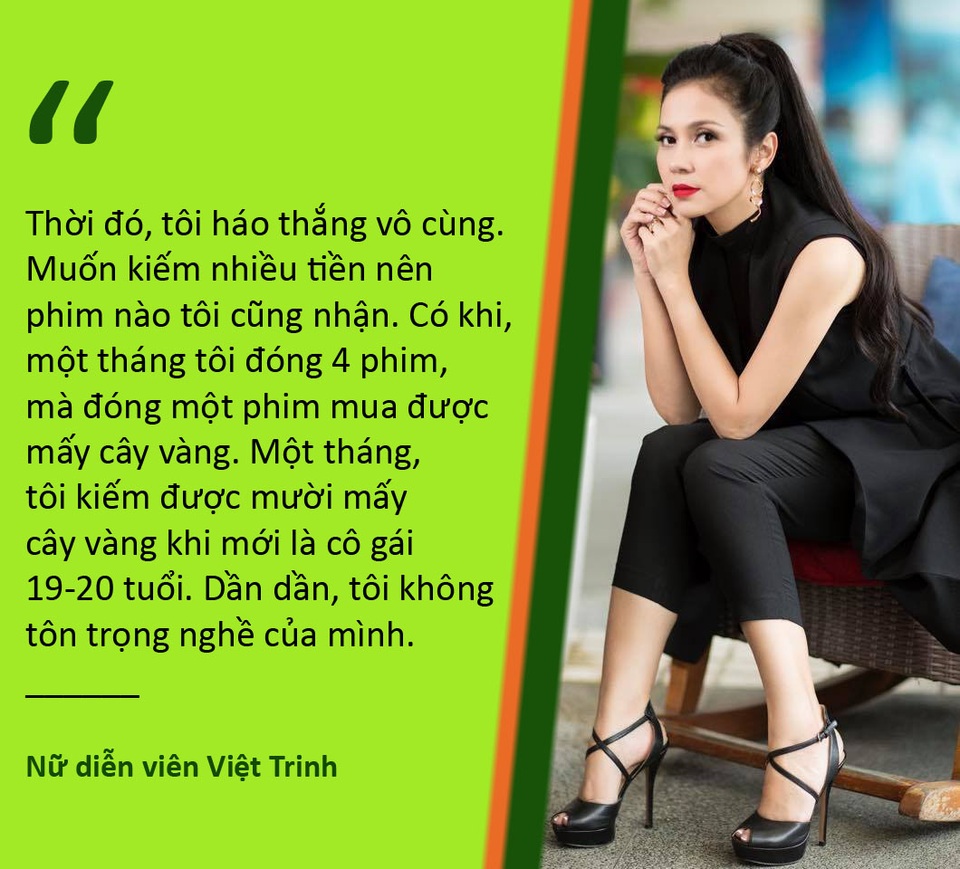 Hoa hậu, áo dài và những cuộc chơi đẳng cấp quốc tế - 8 Xem thêm: Việt Trinh từng bế tắc tới mức viết thư tuyệt mệnh, có ý định quyên sinh
Việt Trinh sa lầy khi bắt đầu nổi tiếng, tiền vàng kiếm dễ như trở bàn tay