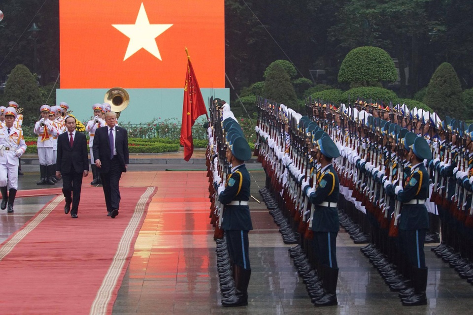 Tổng thống Trump tới Phủ Chủ tịch hội đàm với Chủ tịch nước - 2 Tổng thống Trump tới Phủ Chủ tịch hội đàm với Chủ tịch nước - 2