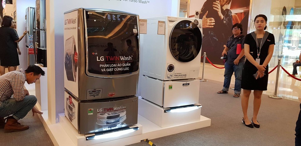LG trình làng loạt dòng tủ lạnh công nghệ Inverter Linear mới tại Việt Nam - 3 Nhiều thiết bị gia dụng mới của LG cũng được trưng bày tại sự kiện