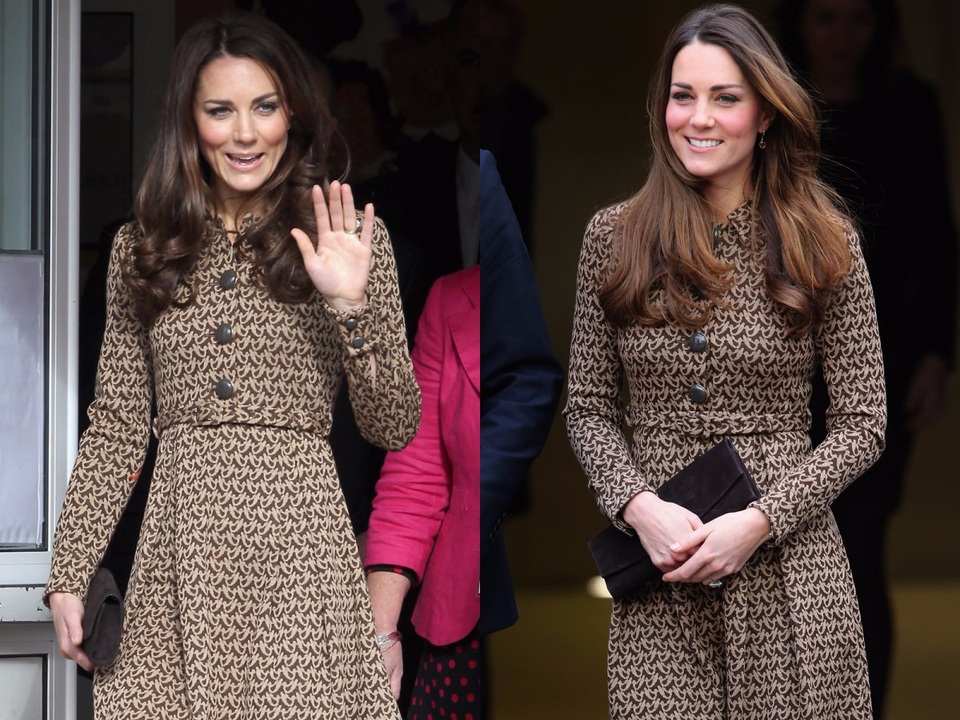 Vòng eo không hề thay đổi của công nương theo thời gian.