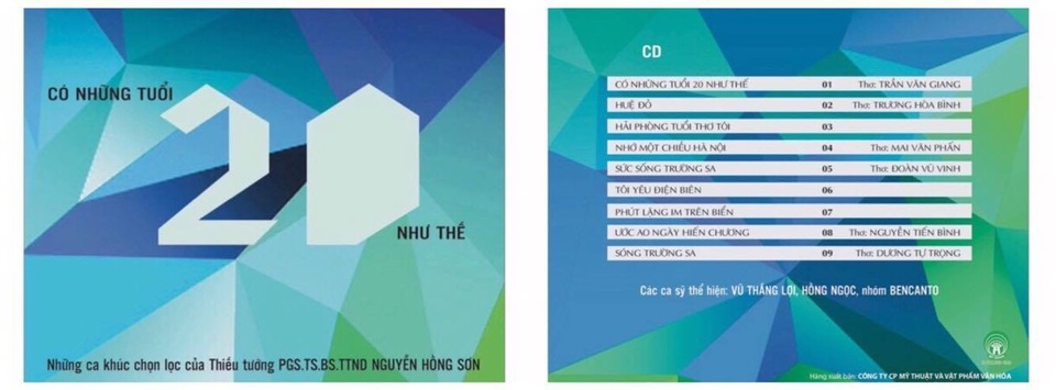 “Y học xoa dịu nỗi đau thể xác, âm nhạc làm dịu mát tâm hồn” - 4 Bìa đĩa CD.