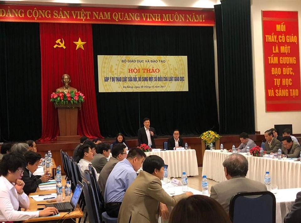 Nhà giáo nên bao gồm cả cán bộ quản lý đã từng đứng lớp giảng dạy - 2 Quang cảnh Hội thảo