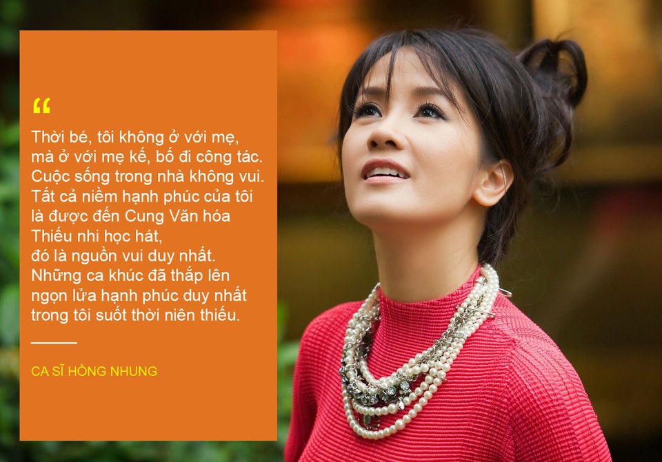 Xem thêm: Hồng Nhung ám ảnh về tuổi thơ lạnh lẽo tình cảm gia đình