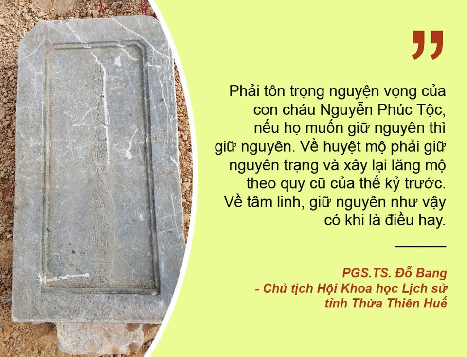 Tranh cãi chuyện Hoài Linh chấm thi hát và bất ngờ hình ảnh vợ võ sư Bảo Châu - 6 Xem thêm: Đề xuất để lăng mộ vợ vua Nguyễn bị san ủi tại vị trí cũ
Chưa thống nhất phương án di dời lăng mộ vợ vua Tự Đức sau vụ san ủi