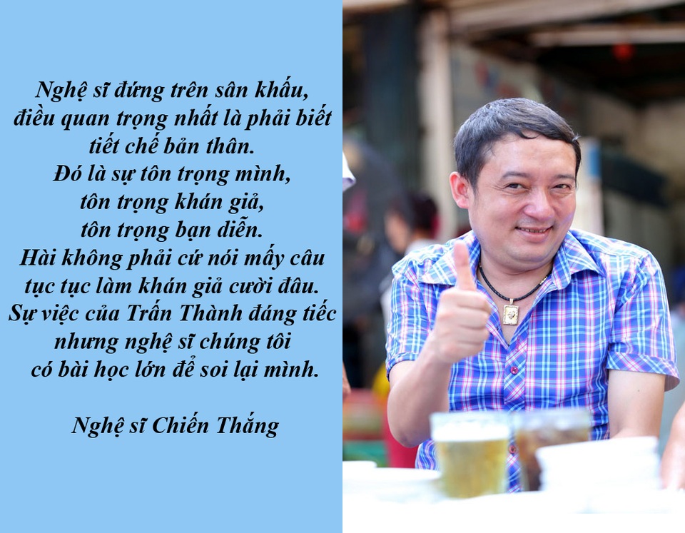 Từ việc Trấn Thành bị “cấm cửa”, nghĩ về chuyện hài “tục, nhảm” - 7 Xem thêm: Vụ “cấm cửa” Trấn Thành trên truyền hình: VTV và nghệ sĩ hài nói gì?