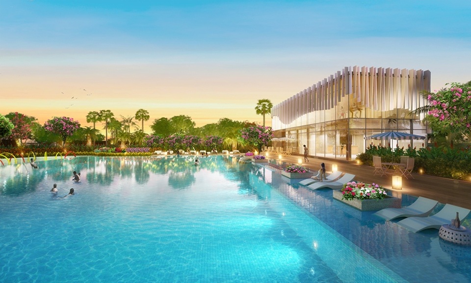 Ngắm khu căn hộ được thiết kế như khách sạn 5 sao - 3
Nhà câu lạc bộ tọa lạc tại khuôn viên tầng trệt của dự án sở hữu view nhìn ra hồ bơi vô cực rộng 1.700m2