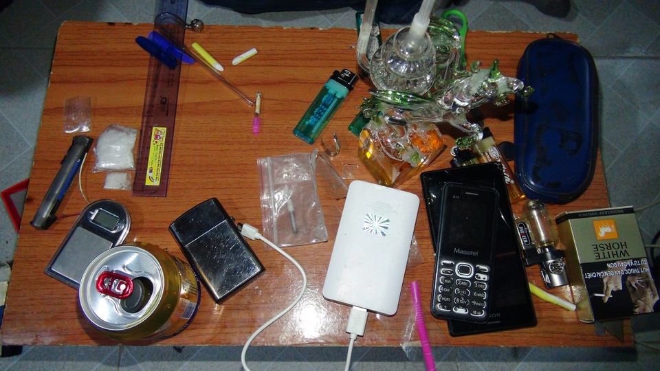 Trùm ma túy tung clip dựng chuyện công an đánh đập, sỉ nhục mình sau lần bắt hụt - 3 Tang vật vụ án