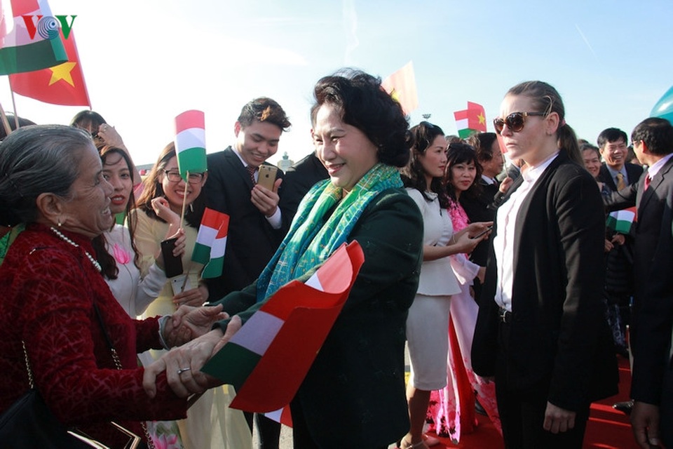 Kiều bào chào đón Chủ tịch Quốc hội Nguyễn Thị Kim Ngân thăm Hungary - 3 Kiều bào chào đón Chủ tịch Quốc hội Nguyễn Thị Kim Ngân thăm Hungary - 3
