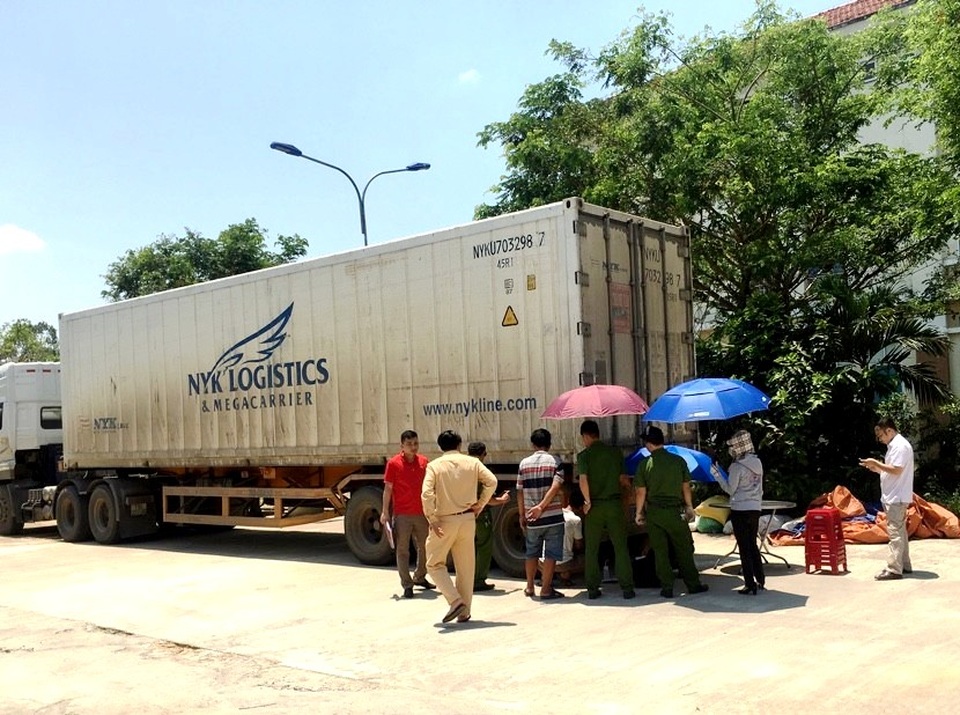 Ô tô tông thai phụ rồi bỏ chạy - 3 Chiếc xe đầu kéo gây tai nạn chết người ở TP Việt Trì bị tạm giữ