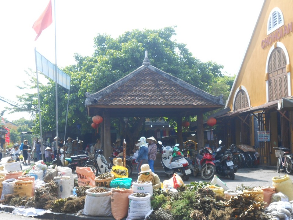 Bánh ú tro đắt hàng dịp Tết Đoan Ngọ - 3 “Lá mùng 5” được bày bán ở chợ Hội An