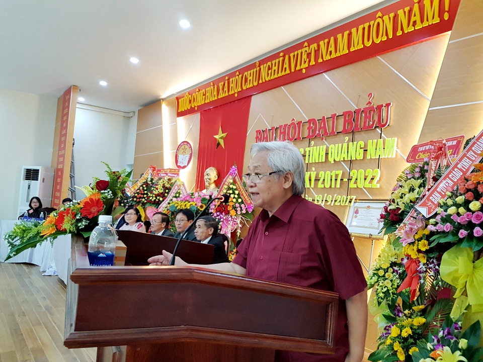 Duy trì thành tích đạt được, đưa hoạt động Hội phát triển hơn nữa - 3 PGD.TS Phạm Tất Dong phát biểu tại Đại hội