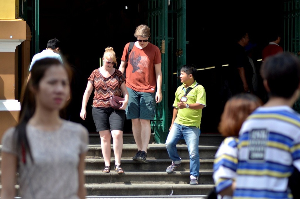 Trong tháng 11/2017, khách quốc tế đến TPHCM ước đạt 609.796 lượt khách, tăng 21.5 % so với cùng kỳ năm 2016