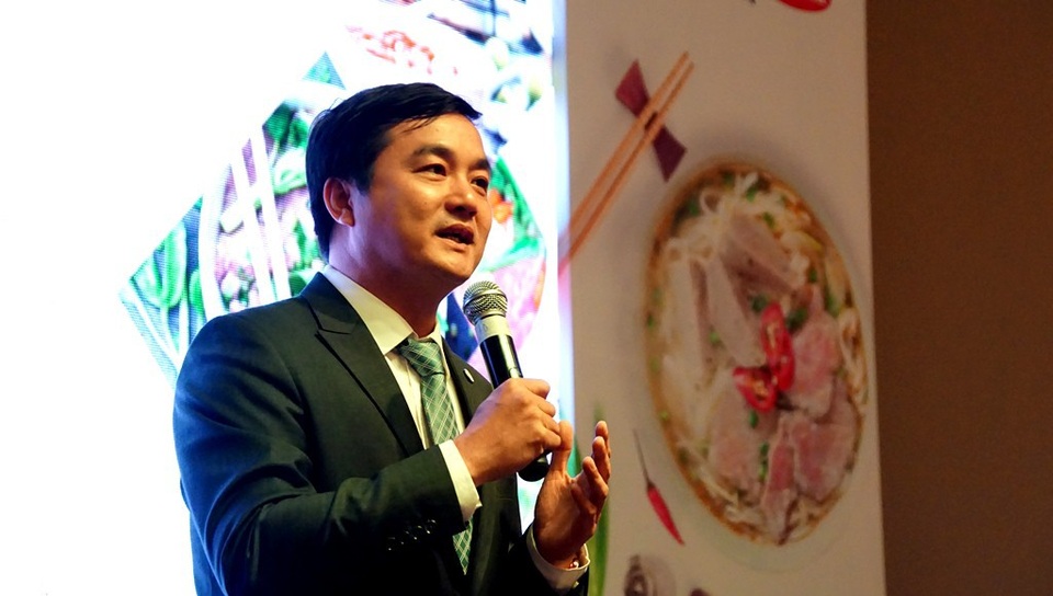Thực khách thích thú “chạm tay” vào lịch sử của sợi phở - 4 Theo ông Vũ, ẩm thực là một yếu tố rất quan trọng trong thúc đẩy khám phá của du khách khi đến một vùng đất, một quốc gia