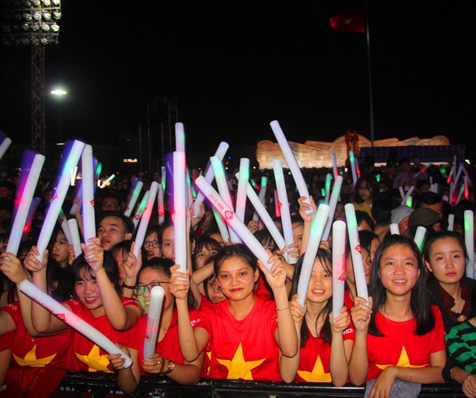 Đêm nhạc thành công có sự góp mặt không nhỏ của khán giả