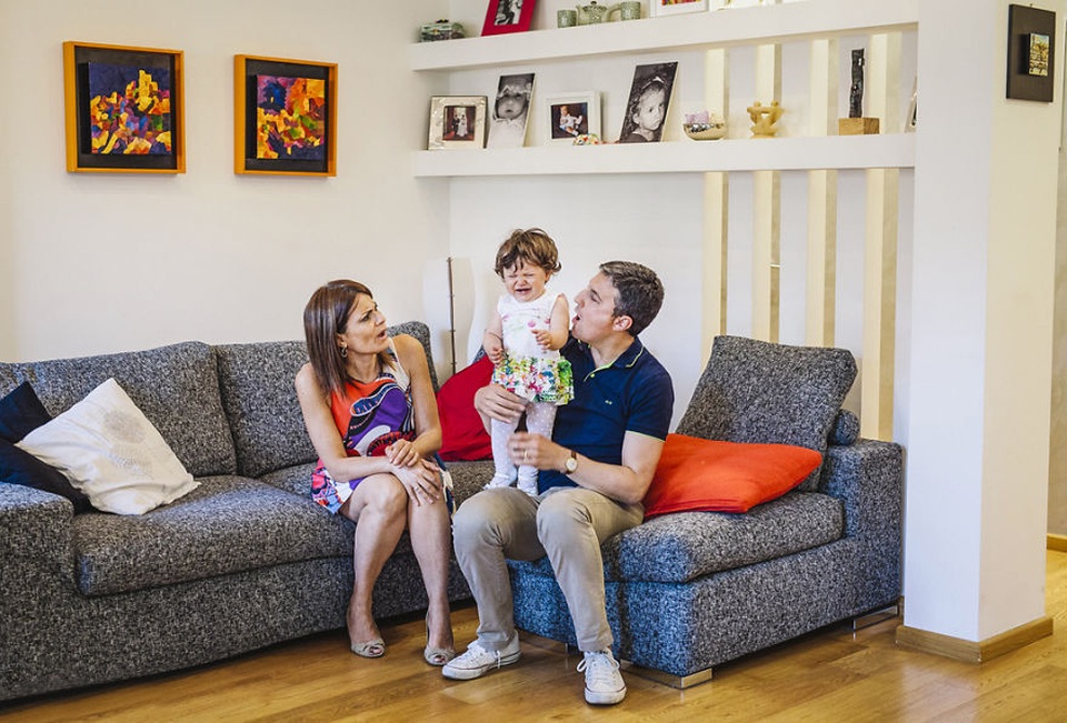 Diện mạo gia đình từ khắp nơi trên thế giới - 8 Một gia đình nhỏ ở Rome, Ý.