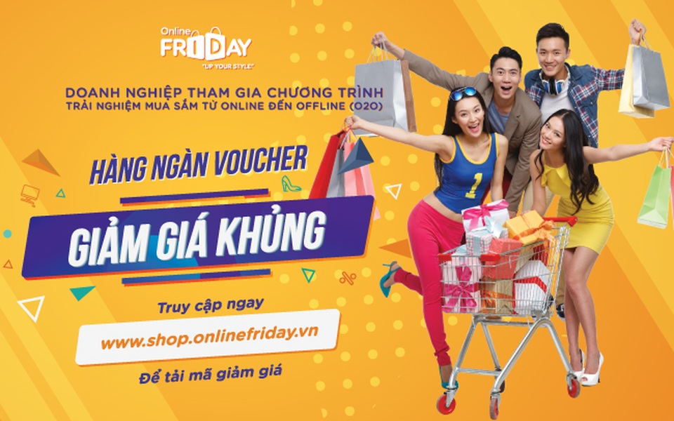 Săn khuyến mãi "khủng" với Online Friday ngày 29/9 - 1 Săn khuyến mãi "khủng" với Online Friday ngày 29/9 - 1
