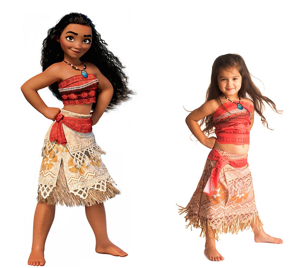 Scout rất thích nhân vật hoạt hình Moana trong bộ phim cùng tên của Disney.