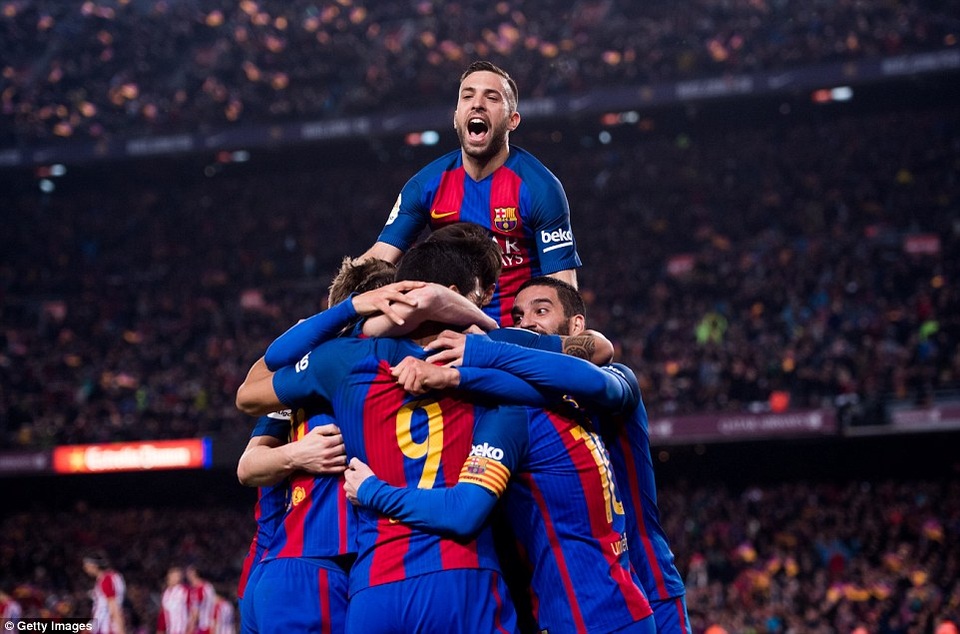 “Vượt ải” Atletico, Barcelona giành vé vào chung kết Cúp Nhà vua - 3
Barcelona giành quyền vào chung kết Cúp Nhà vua và có cơ hội bảo vệ ngôi vô địch