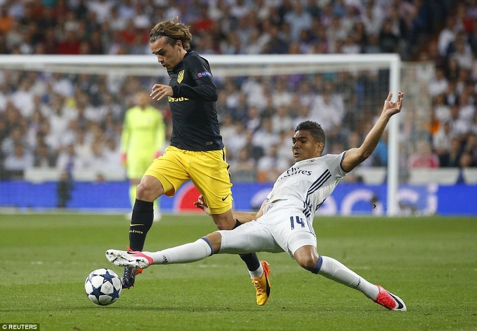 Những khoảnh khắc C.Ronaldo nhấn chìm Atletico tại Bernabeu - 22
Nhiệm vụ của Griezmann và các đồng đội ở lượt về quá khó khăn