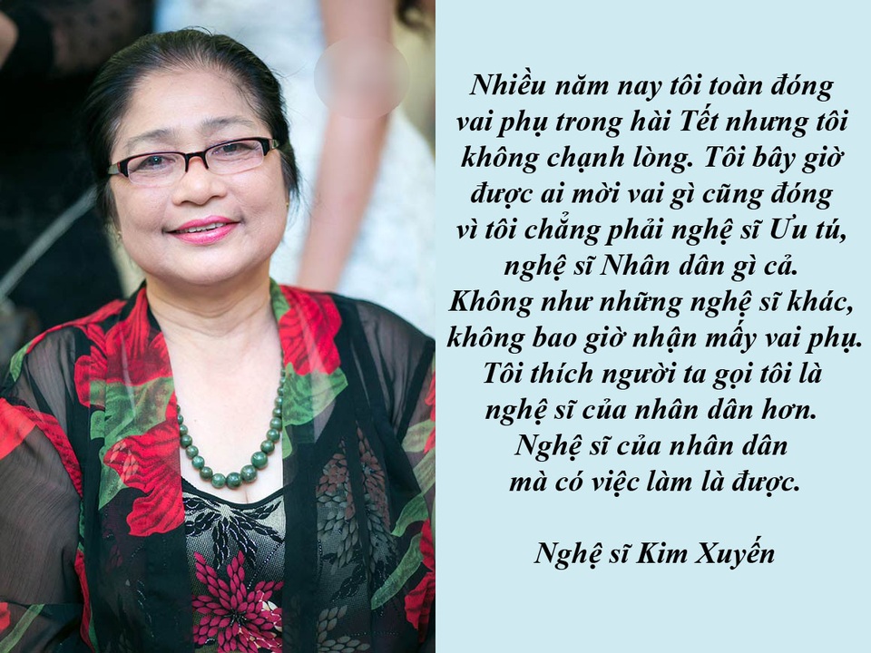 Nóng chuyện cho phép chiếu phim 18+ ngoài rạp - 4 Nghệ sĩ Kim Xuyến không chạnh lòng khi 73 tuổi vẫn chỉ được giao vai phụ - Người ta gọi nghệ sĩ Kim Xuyến là “nữ hoàng vai phụ” bởi bà chuyên trị các vai mà có cũng được, không có cũng chẳng sao. Tuy nhiên, những vai của bà lại luôn mang đến cho khán giả đầy ắp tiếng cười và nét duyên riêng không ai có được.