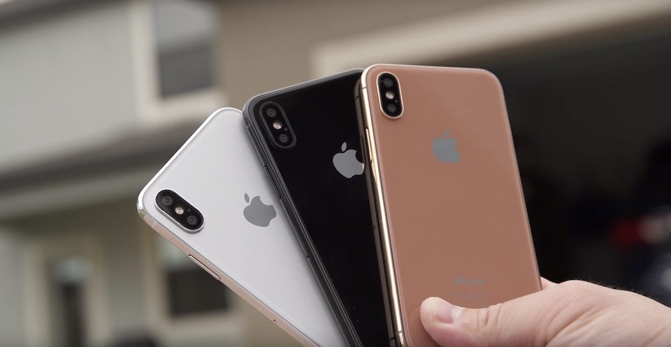 Cộng đồng mạng "phát sốt" với chiếc iPhone 8 trong túi quần CEO Tim Cook - 4 Hình ảnh iPhone 8 được hé lộ cách đây ít lâu, cho thấy toàn bộ thiết kế và màu mới.