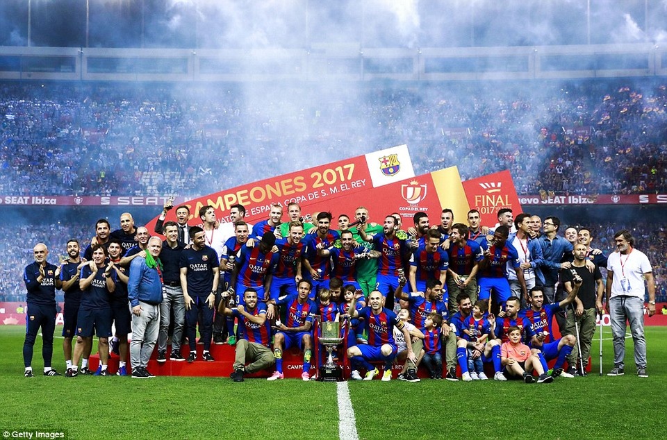 Những khoảnh khắc đưa Barca vô địch Cúp Nhà vua trong ngày chia tay HLV Enrique - 21
Barcelona đã bảo vệ thành công chiếc Cúp Nhà vua giành được năm ngoái
