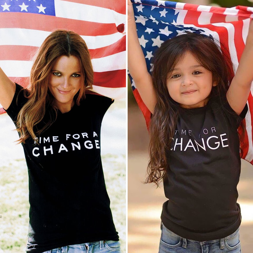 Scout và nữ diễn viên Drew Barrymore