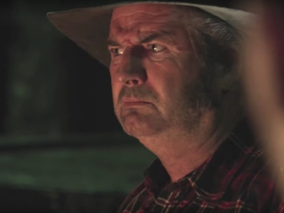 “Wolf Creek” (Thung lũng sói - 2005): Một nhóm những người du lịch bụi bị mắc kẹt trong một vùng rừng núi hẻo lánh cùng với một cảnh sát trưởng hóa ra là một tay tâm thần điên loạn.