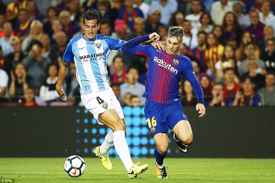 Hạ gục Malaga, Barcelona bỏ xa Real Madrid 8 điểm - 3
Malaga nỗ lực áp sát trong cả trận đấu
