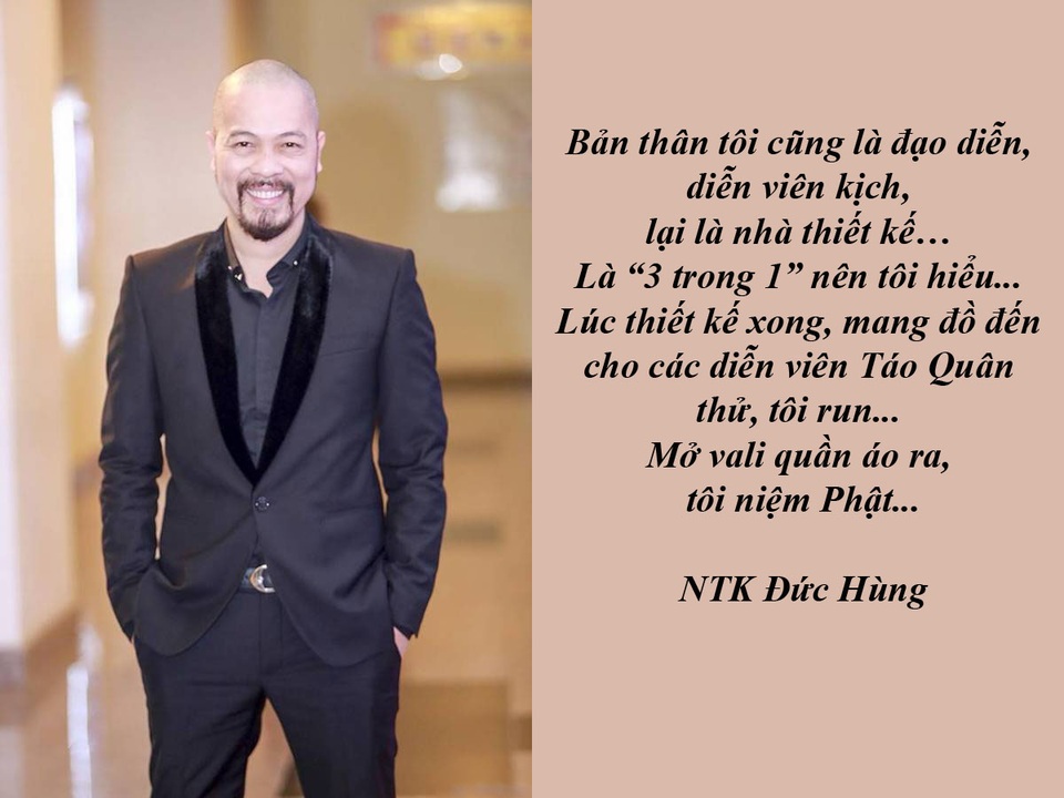 Táo Quân, “Bố ơi, mình đi đâu thế” và… cảnh nóng 18+ - 5 Những vấn đề “nóng” nào sẽ xuất hiện trong Táo Quân 2017? - Năm nay, NTK Đức Hùng lại tiếp tục được đạo diễn Táo Quân 2017 “chọn mặt gửi vàng”, chuẩn bị phần trang phục cho “Cô Đẩu” Công Lý và một số vai táo. NTK Đức Hùng chia sẻ, trang phục của các táo hoàn toàn dựa vào kịch bản.
